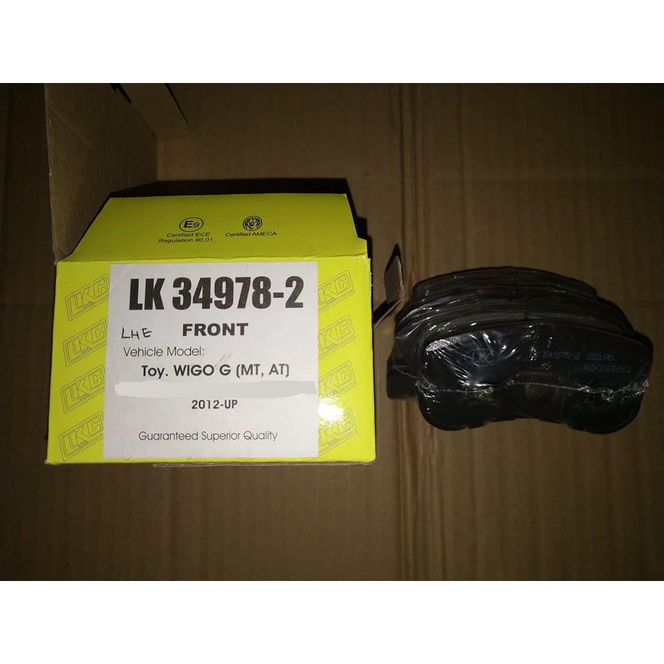 LKC Brake Pad Toyota Wigo G ATMT E AT Lazada PH