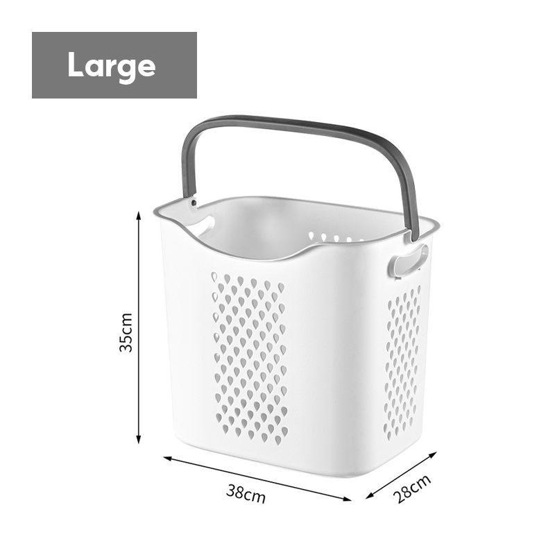 Fortune home Laundry Basket Organizer Portable Bathroom Clothes Storage