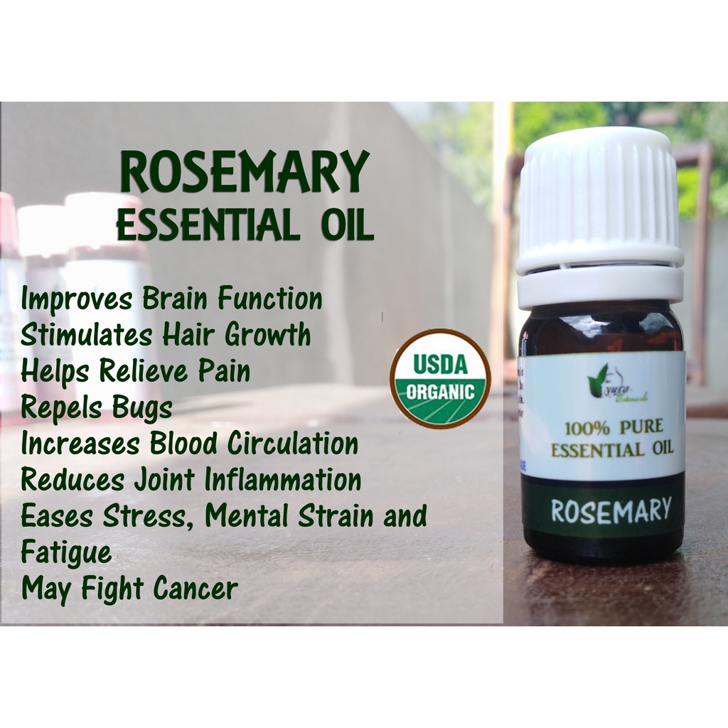 Rosemary Essential Oil for acne, stretch marks, eczema, dermatitis