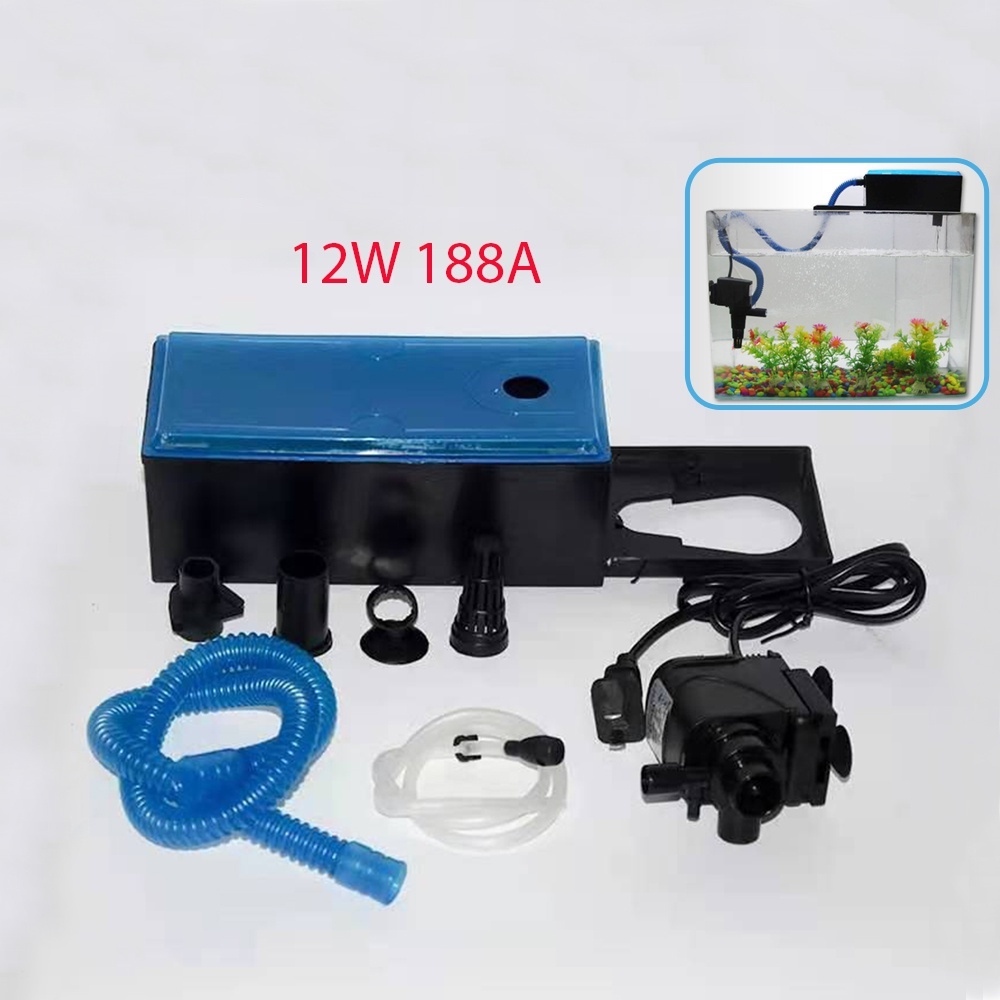 Aquarium 3 in 1 Top Overhead Filter 12W For 1020 Gallons Pump Cycle