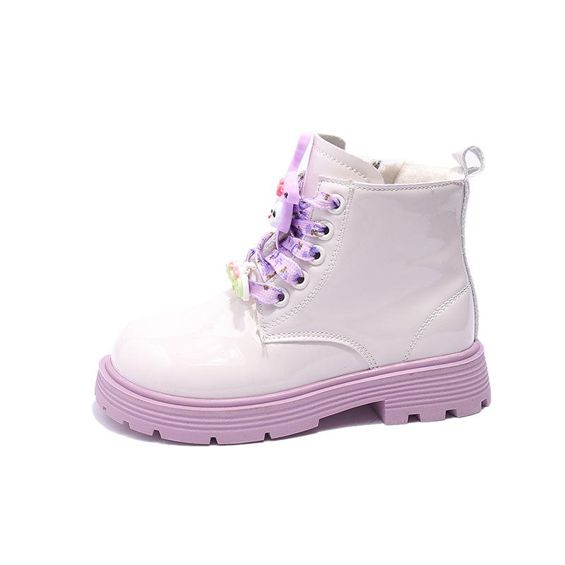 Boots for Kids Girls 6 To 12 Years Old Girls Side Zipper Boots Little