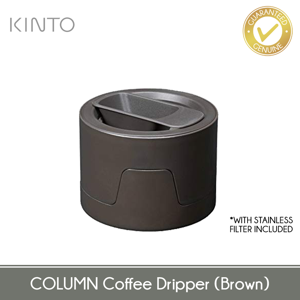 KINTO COLUMN Coffee Dripper Brown 22850 1 Cups Stainless Mesh Fllter from JAPAN