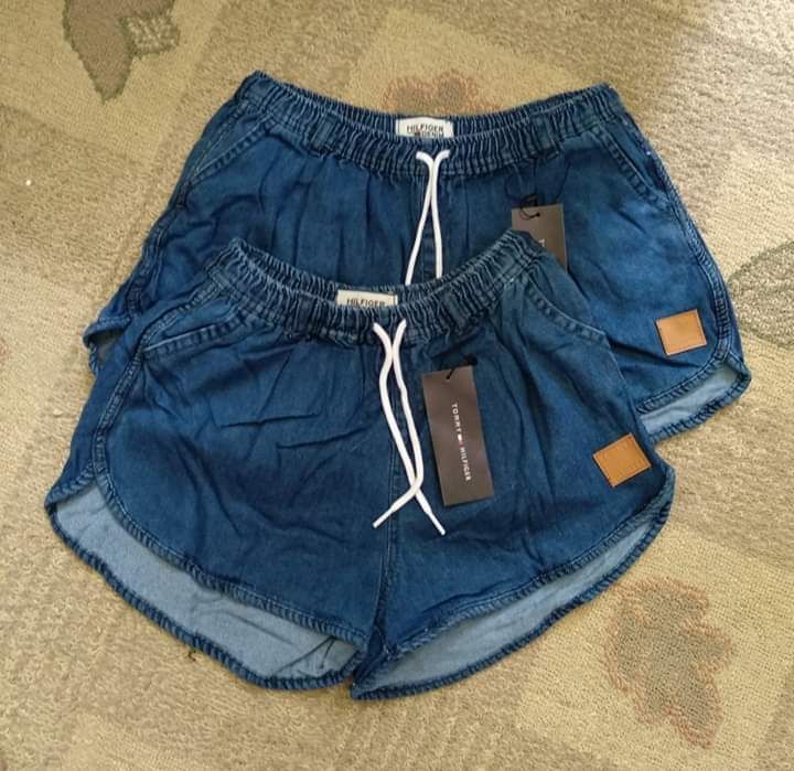 tommy hilfiger denim shorts ladies