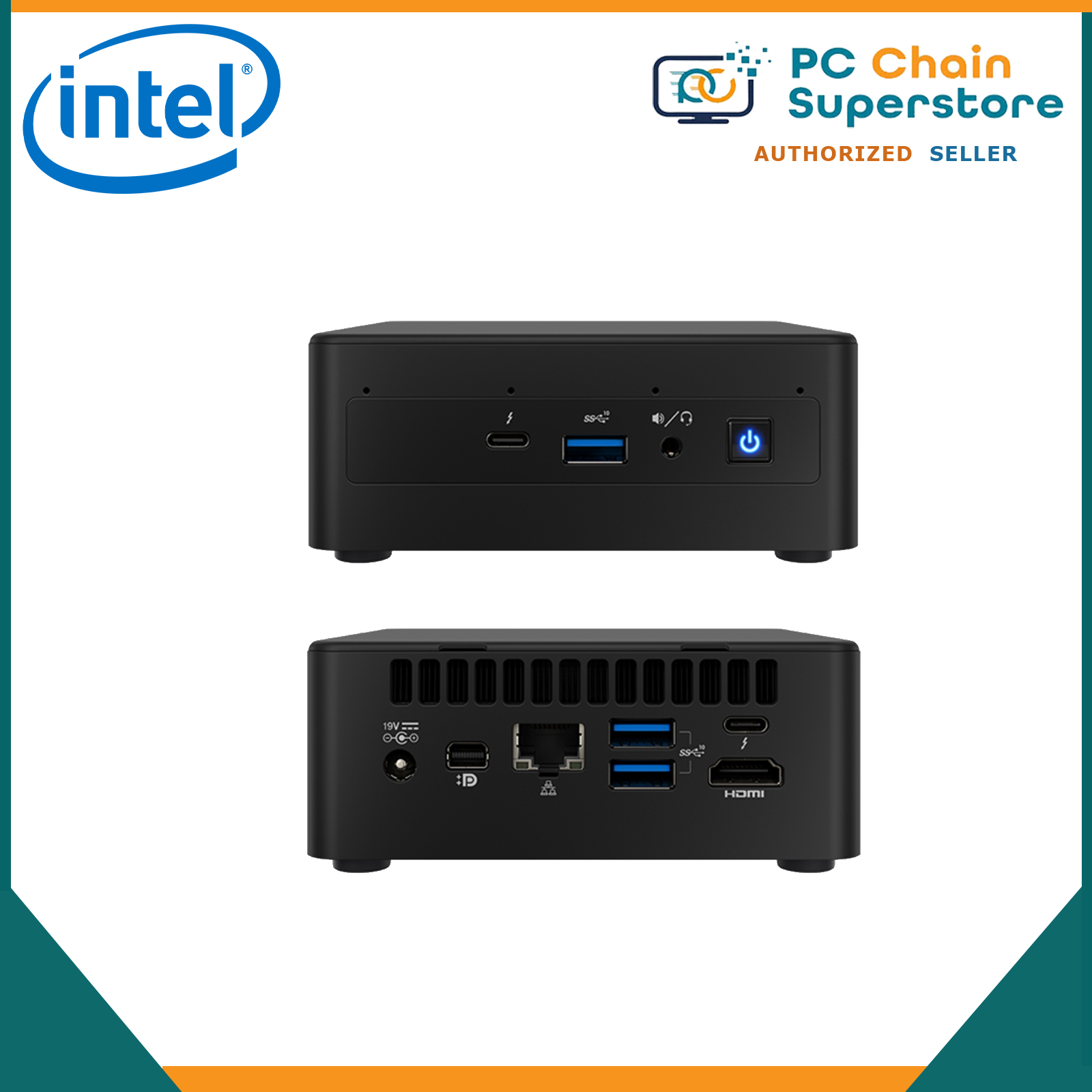 Intel NUC i5 11 Core i5-1135G7 11th Gen Barebone Mini PC with