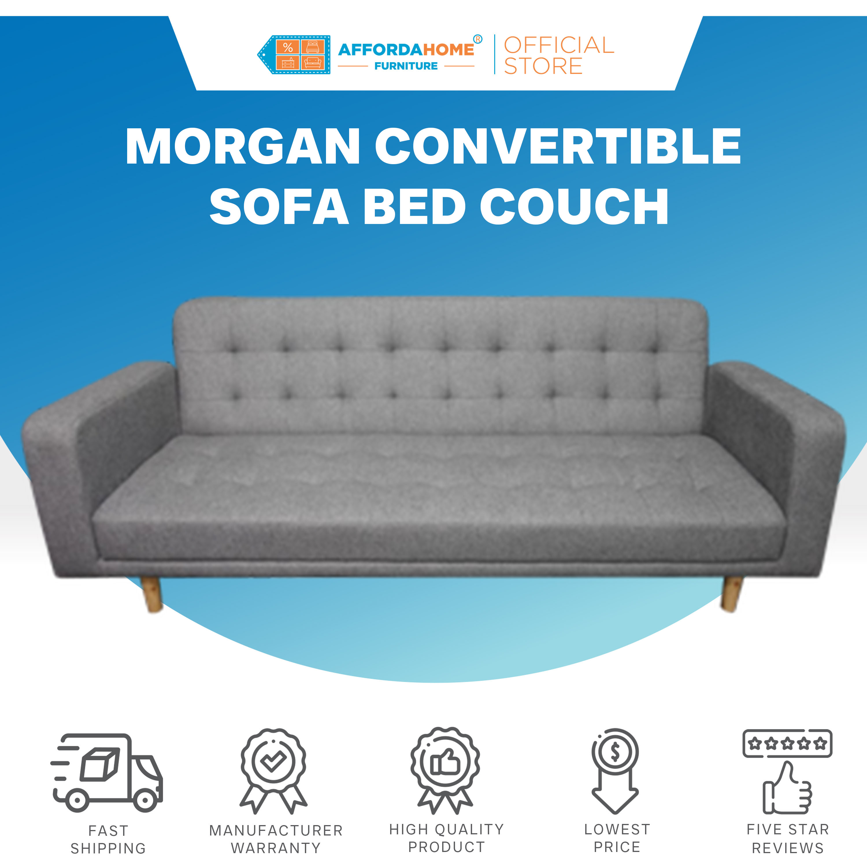 Morgan shop convertible sofa