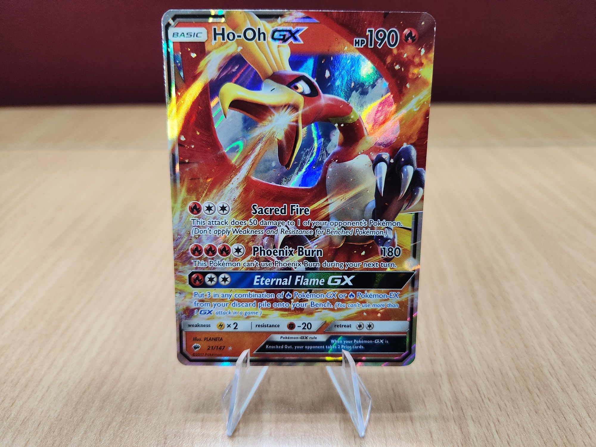 Ho-oh GX - 21/147 - Ultra Rare Sun and Moon - Pokemon Card Singles | Lazada  PH