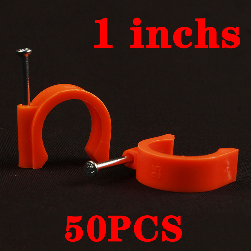 PVC Clamp Half Clamp 1/2“,3/4”,1”(BLUE/ORANGE\White) hose clamp/hose ...