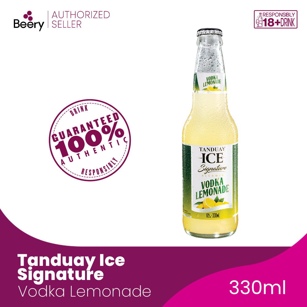 Tanduay Ice Signature Vodka Lemonade 330ml Bottle Lazada PH