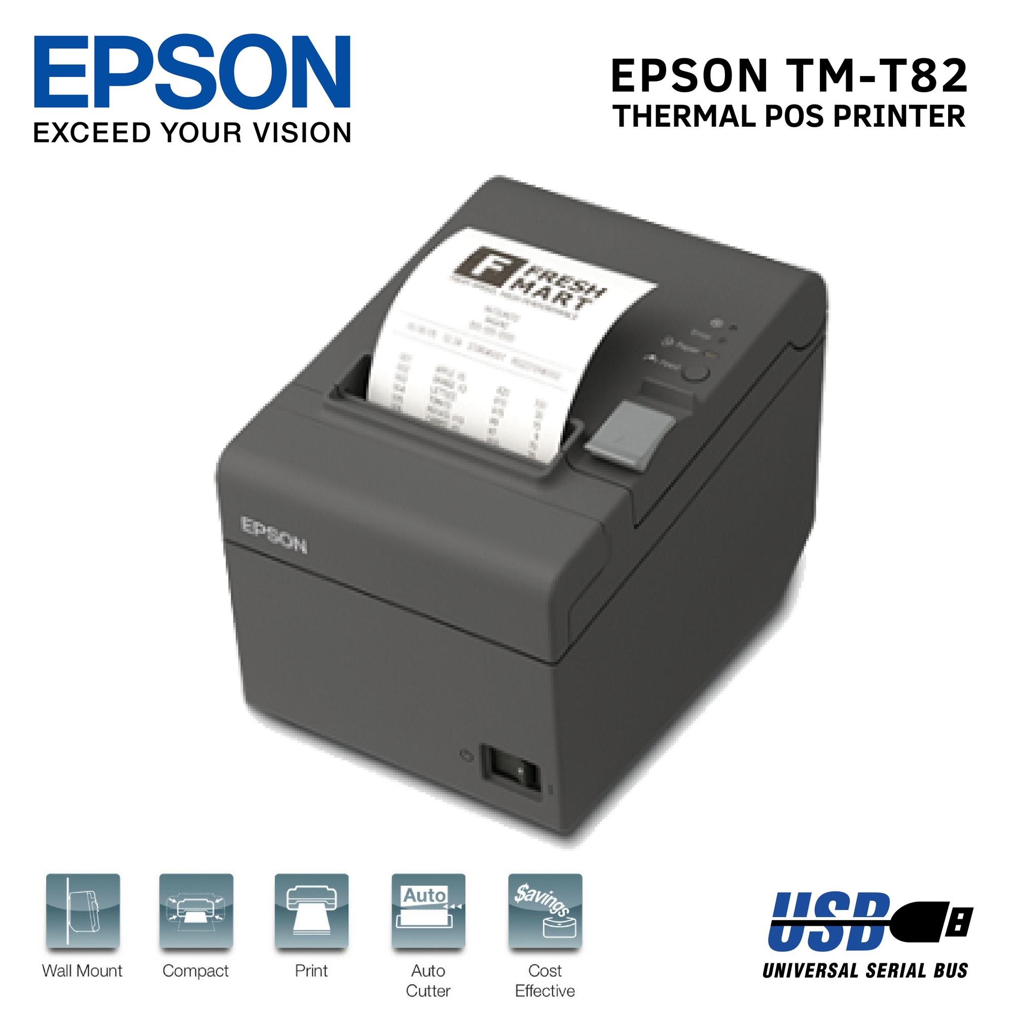 Epson Tm T82xt100 Usb Serial Interface Thermal Pos Printer Receipt Lazada Ph 5350