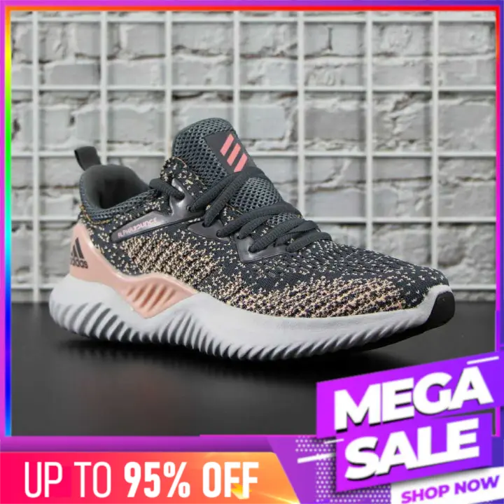 adidas alphabounce pink grey