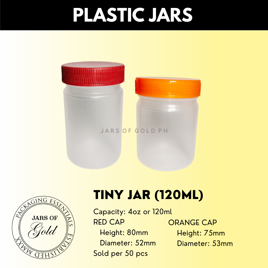 [FREE CAP SEAL] 50pcs 4oz Plastic Bottle/Jar/Container for Chili Oil