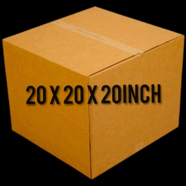 corrugated Box 20x20x20 inches/ balikbayan box Lazada PH