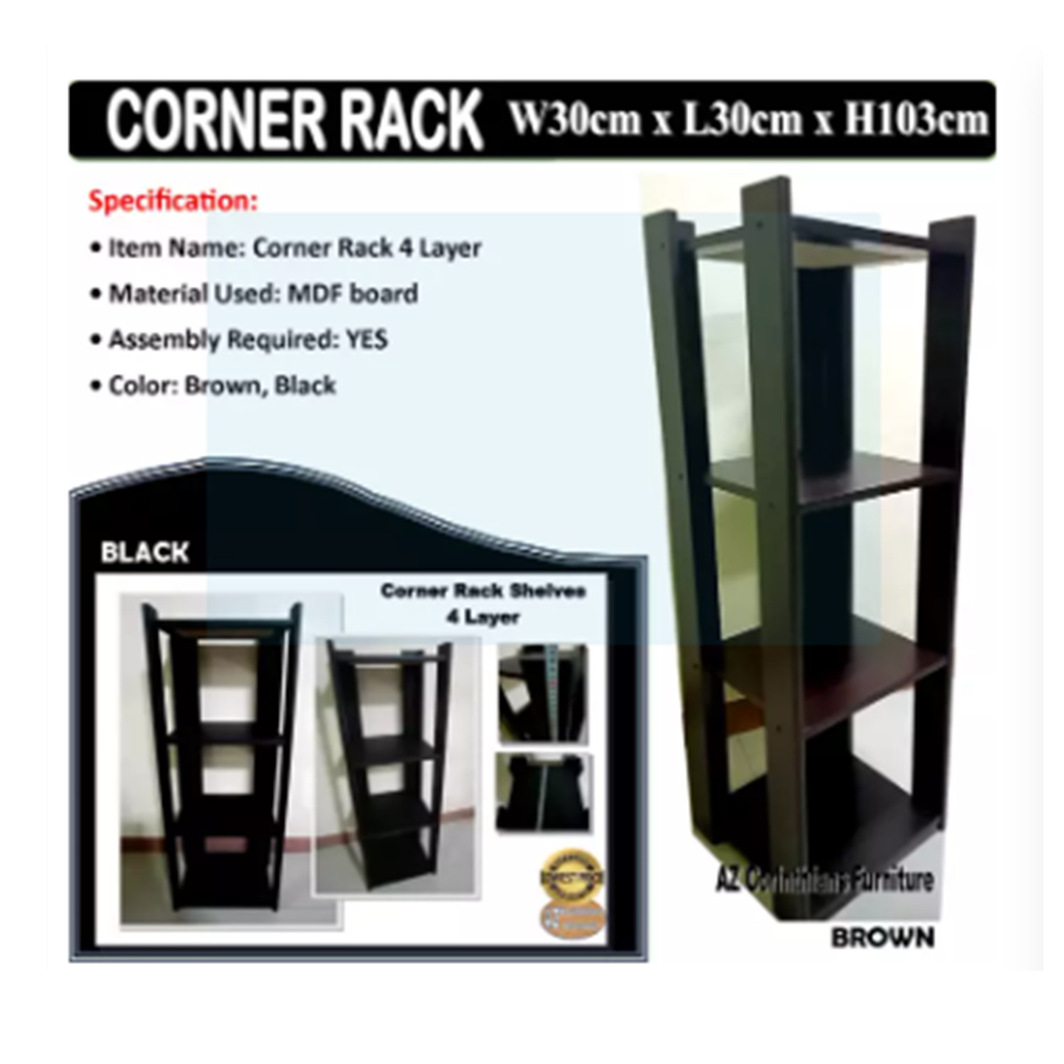 Corner Rack Shelves Lazada PH