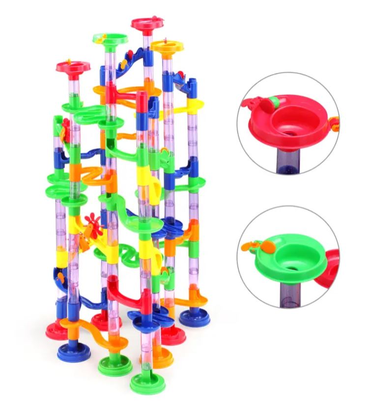 Authentic Kogan Australia, Heavy Duty Marble Run, Extra Large Set, 150 ...