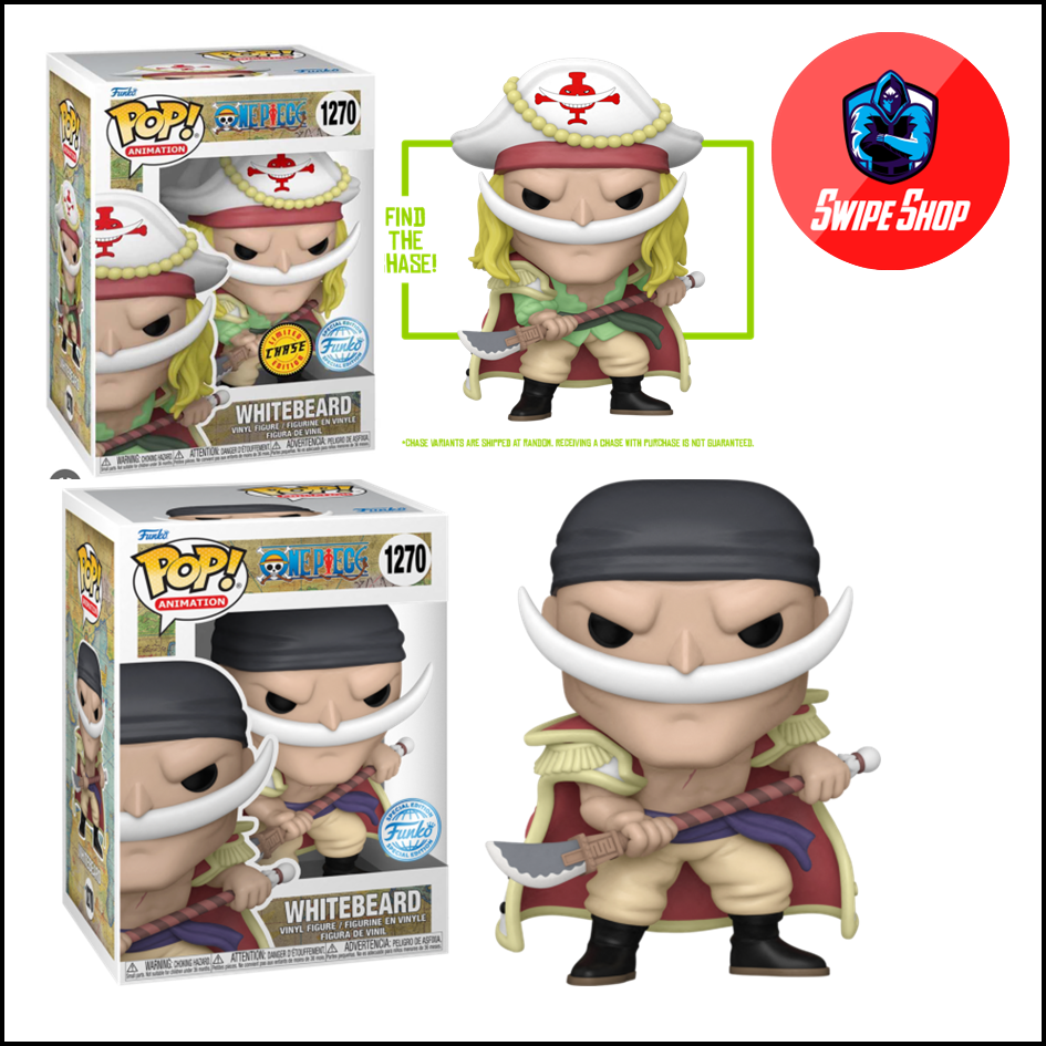 Funko Pop! One Piece Whitebeard With Moby Dick, Exclusivité Funko Shop, 2x Neuves