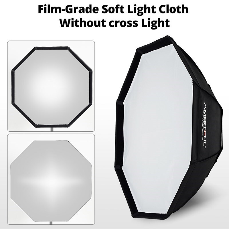 Ambitful 60x90cm 22x90cm 30x120cm 35x160cm 95cm hình chữ nhật bát giác lưới tổ ong softbox cho khung máy ảnh bowens đèn flash studio softbox