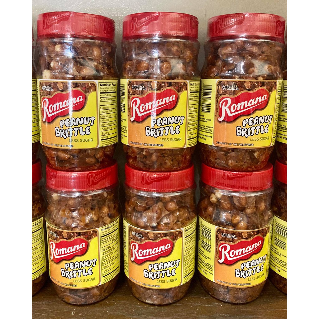 Romana Peanut Brittle Less Sugar 180 grams Lazada PH
