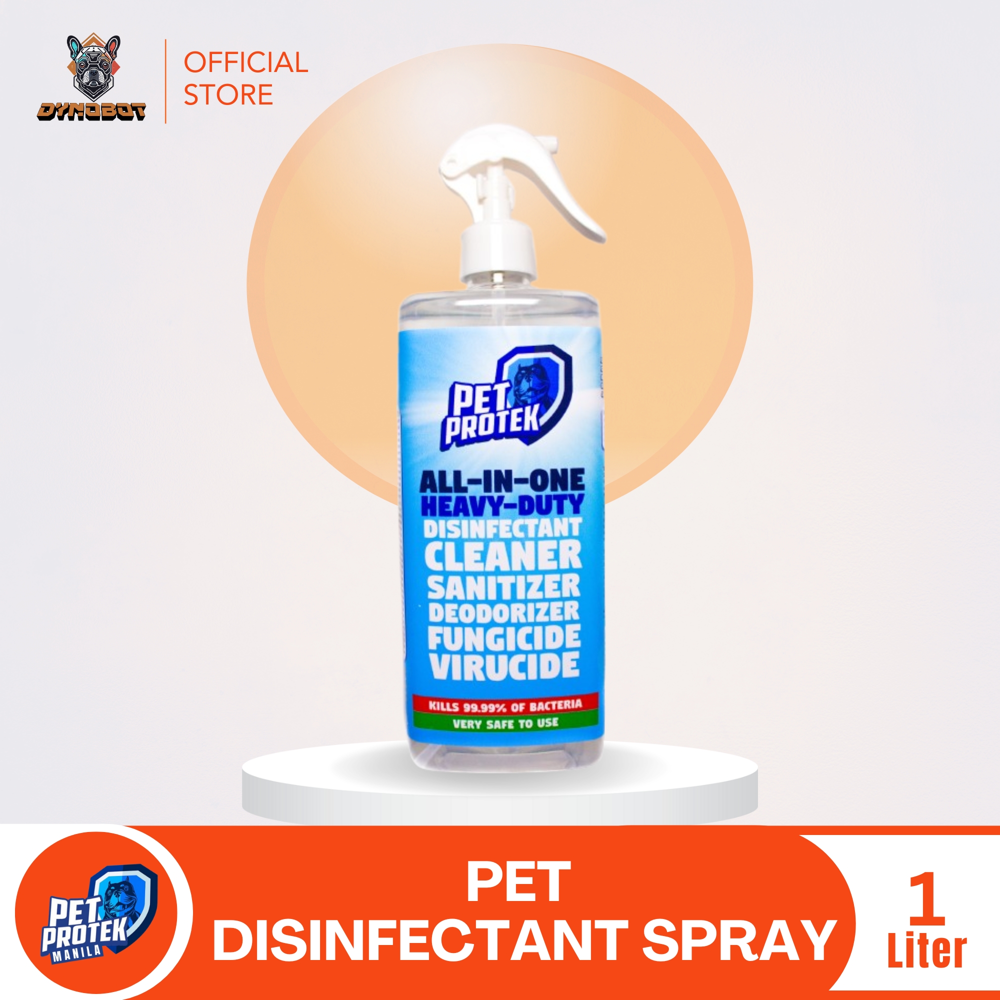 PET PROTEK PET DISINFECTANT SPRAY (1L) WITH FREEBIES CLEANER SANITIZER