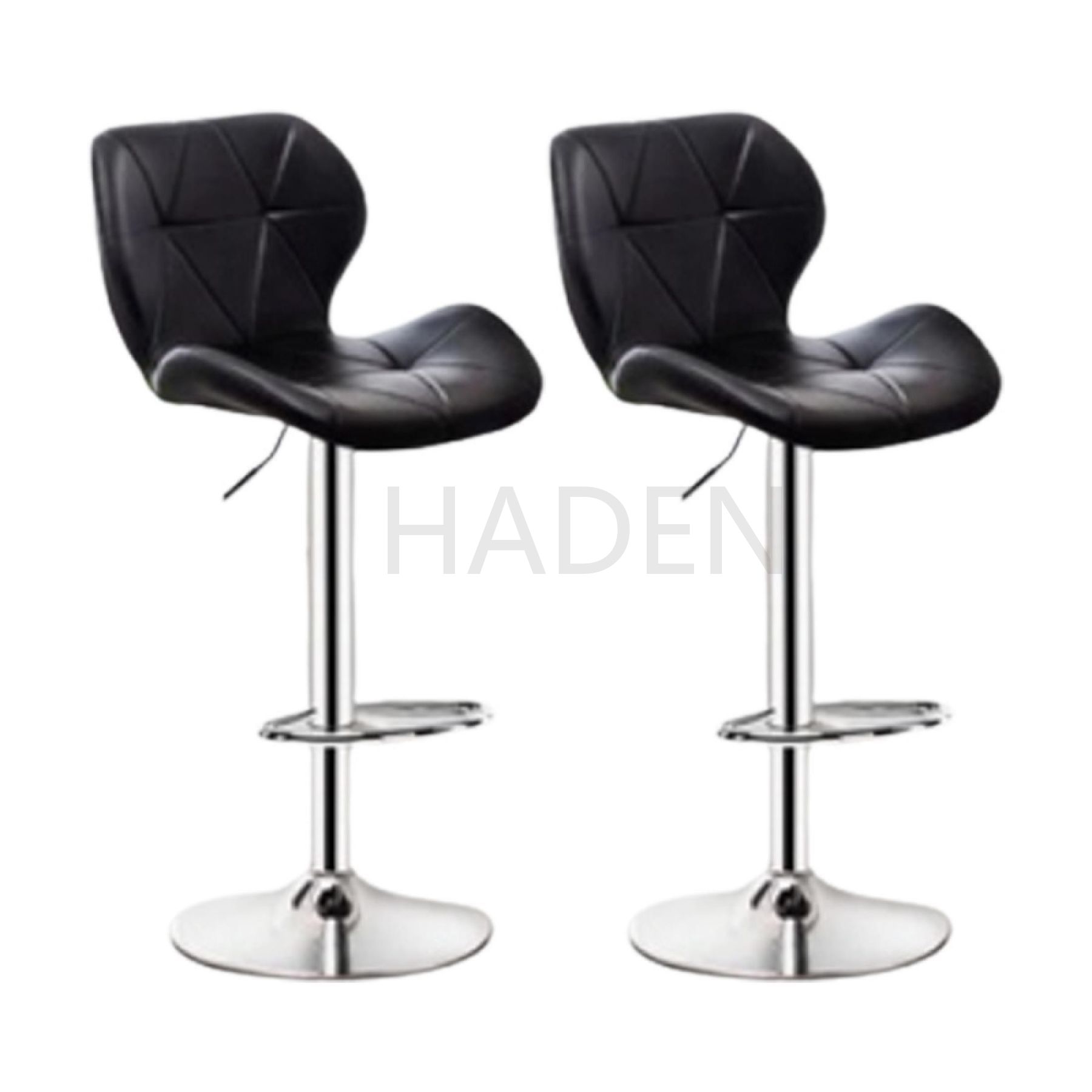 HADEN Bar Stool High Chair Counter Adjustable High Chair Bar Stool 360
