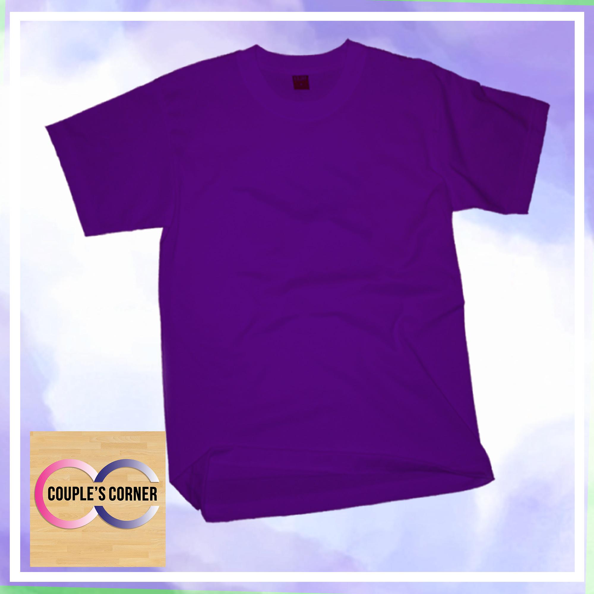 violet shirt plain