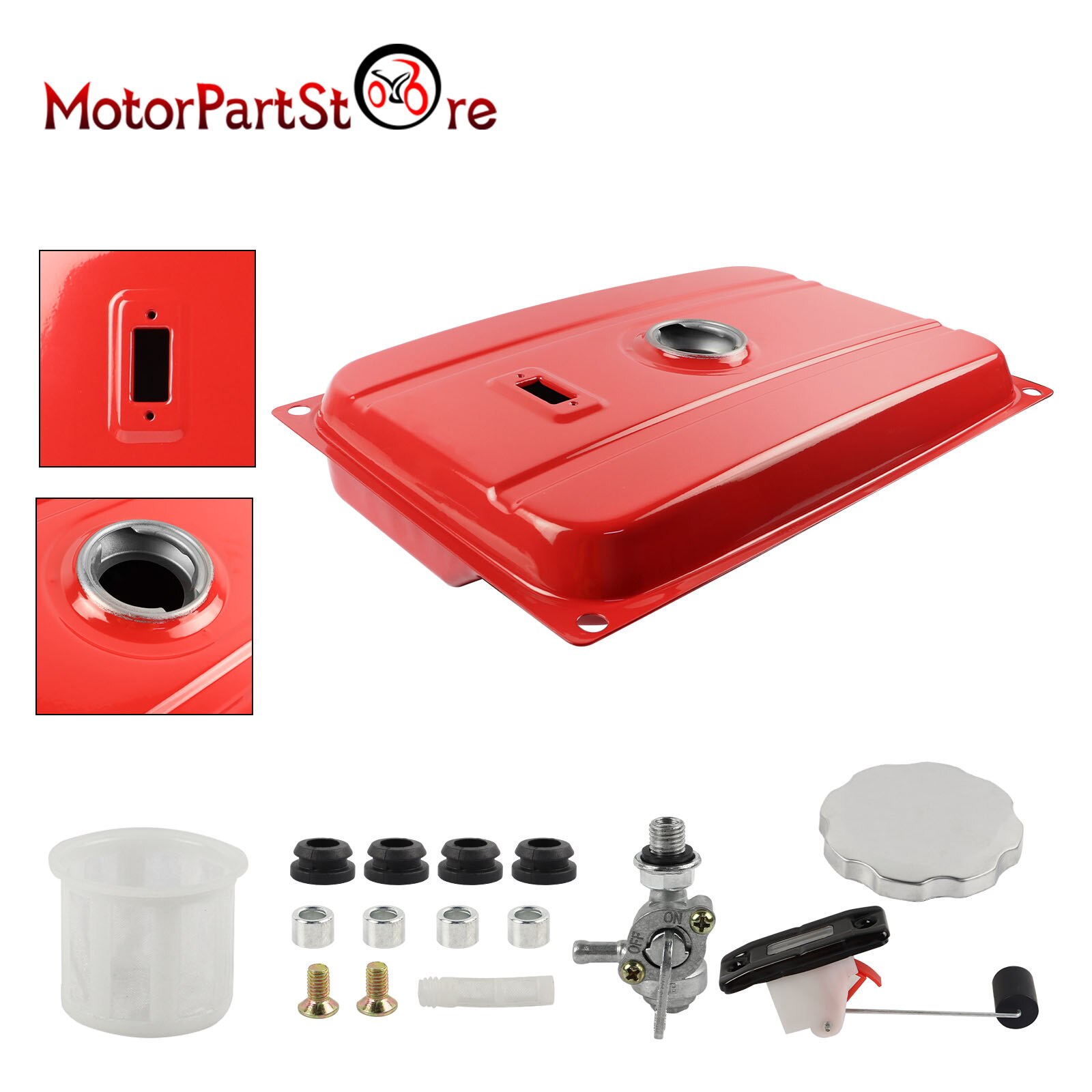 Universal 5 Gallon Generator Fuel Tank 18.9 L Secondary Gas Tank