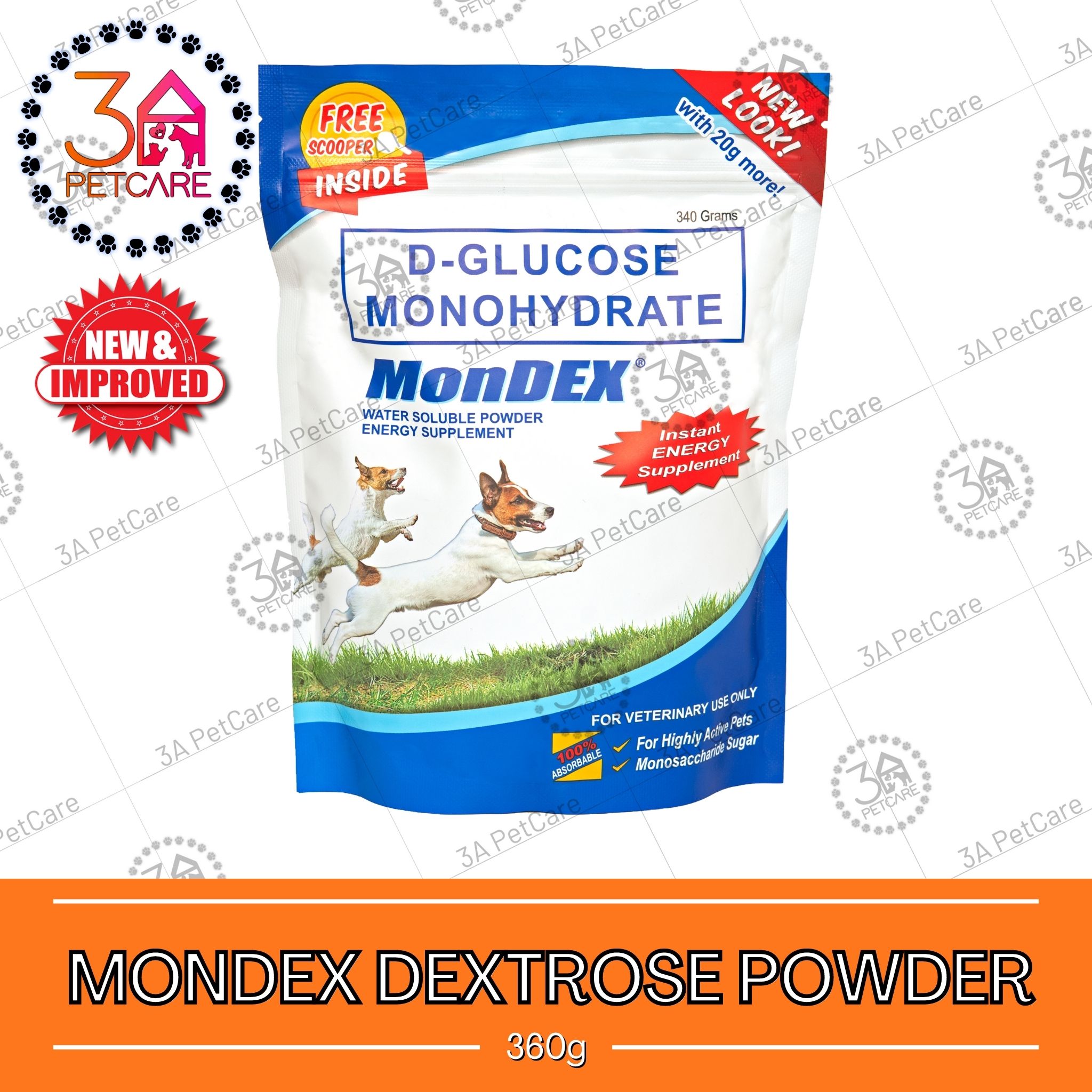 MonDEX Dextrose Powder for Dogs and Cats (360g) Lazada PH