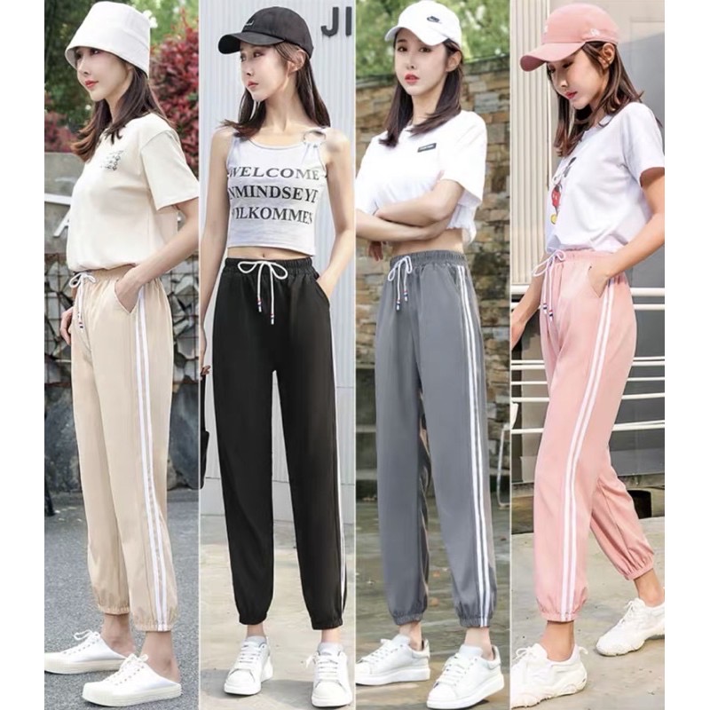 Jogger pants hot sale korean style