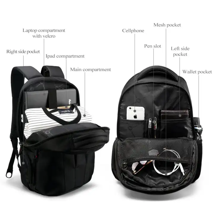 backpack with laptop and ipad compartment