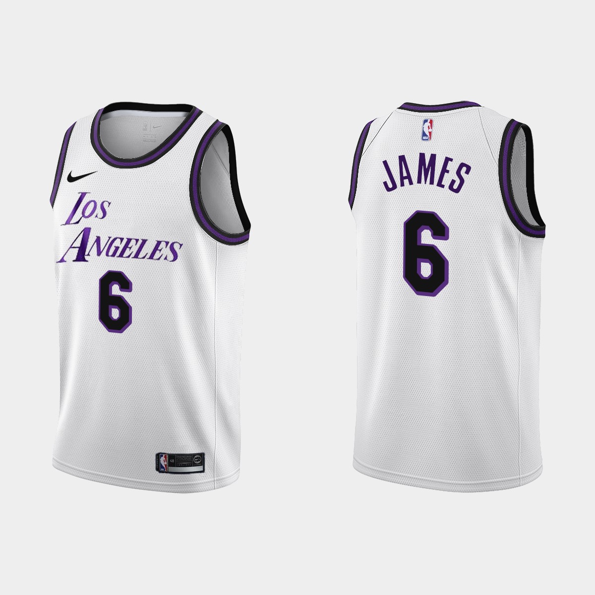 Authentic BNWOT LeBron James 6 Los Angeles Lakers Nike NBA Icon Authentic  Jersey, Men's Fashion, Activewear on Carousell