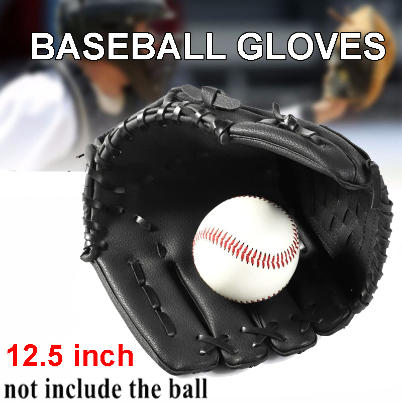 Outdoor Sports Baseball Glove Softball Practice Left Hand for Adult Man Woman 