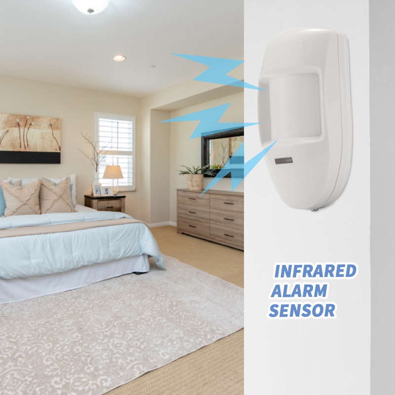 12V Wired Dual PIR Motion Sensor Infrared Probe Burglar Alarm Detector Home Security System
