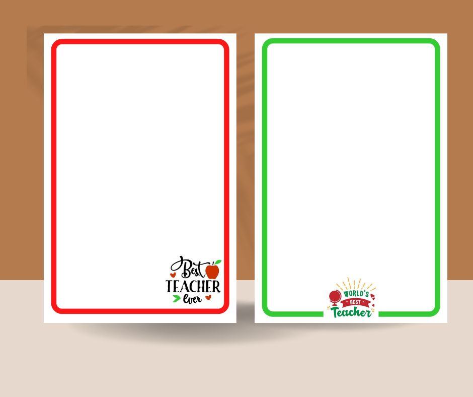 Notepad Best Teacher Notepads Gift for Teachers + Free Pen 80pages/pad