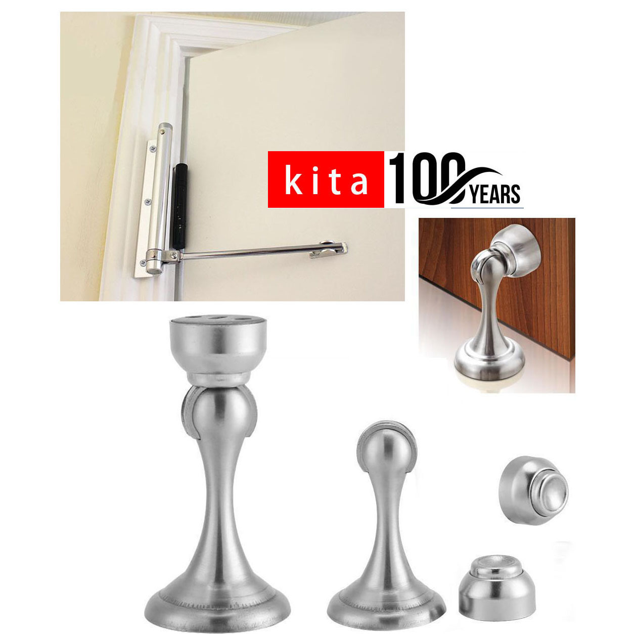 with free Door Stopper TOP ONE Automatic Door Closer