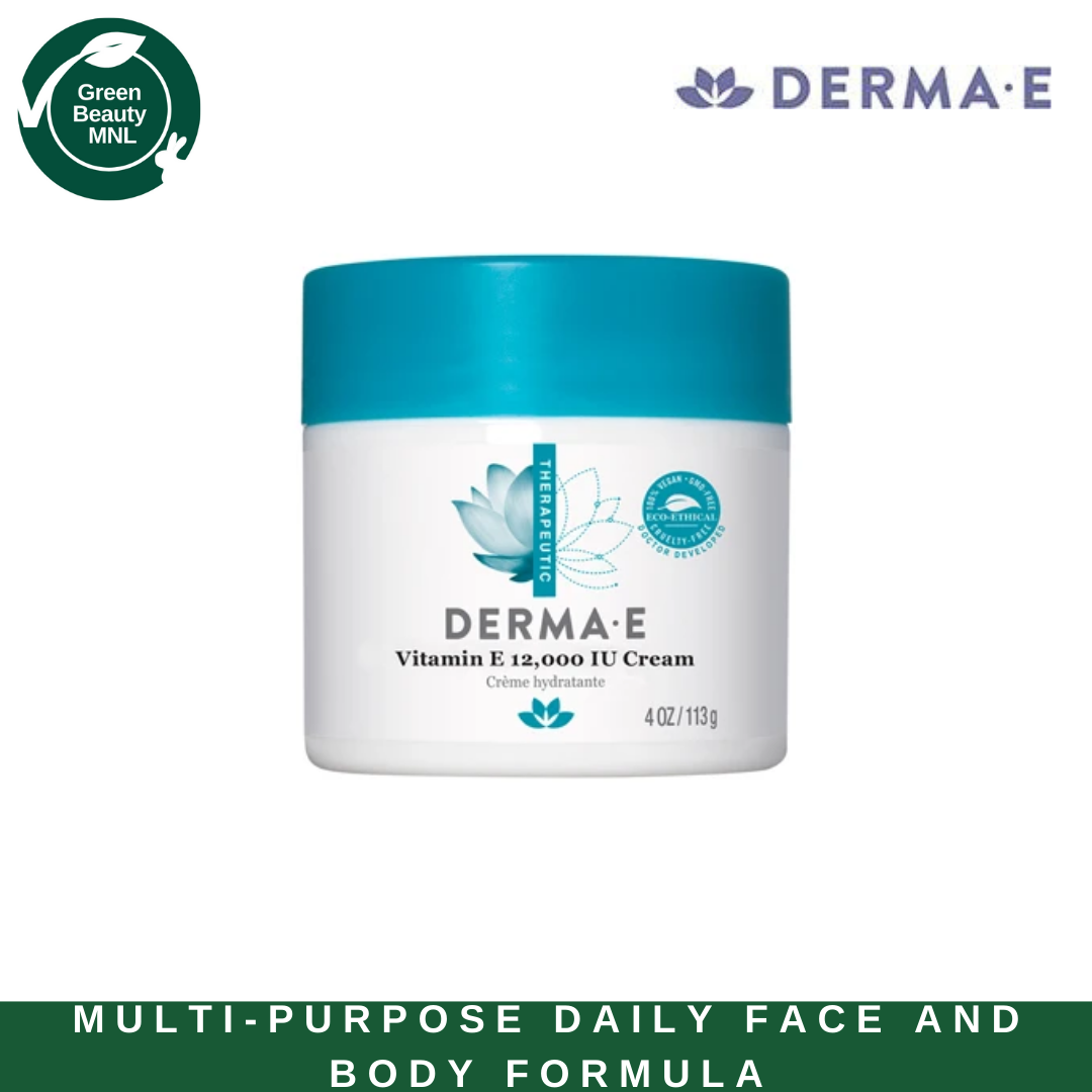 Derma E Vitamin E 12,000 IU Cream 113g - Multi-purpose daily face and ...