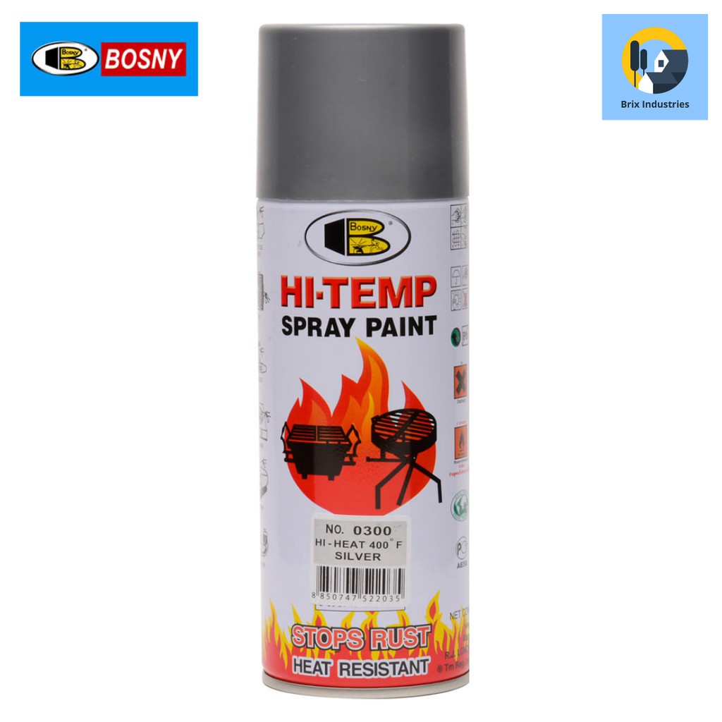 high temp spray paint ☆Bosny Dealer HiTemp HiHeat Acrylic Spray Paint