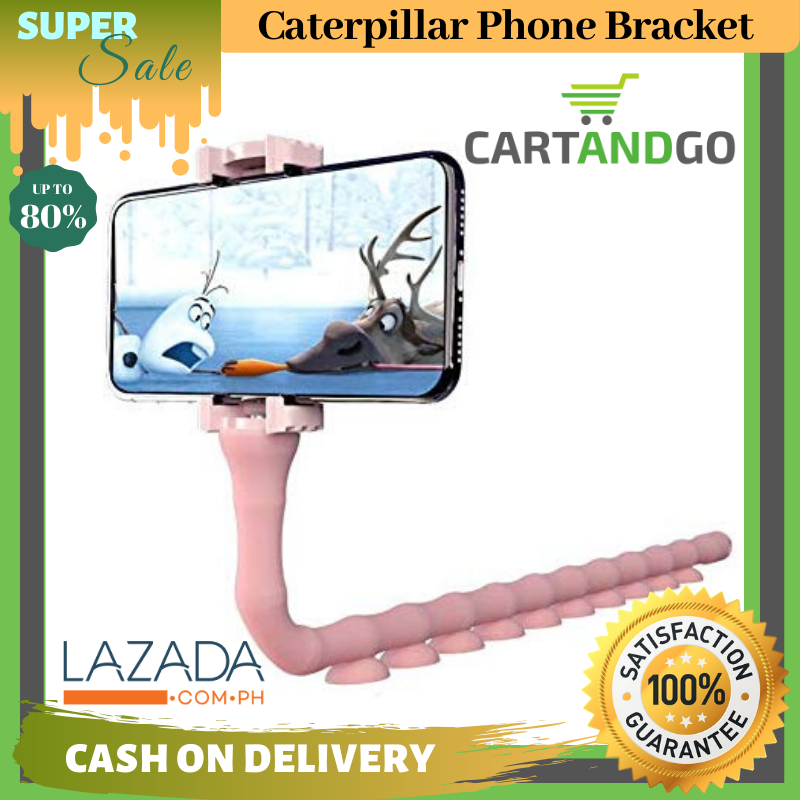 Cute Caterpillar Lazy Pad Mobile Phone Bracket Foldable Lazy Stand