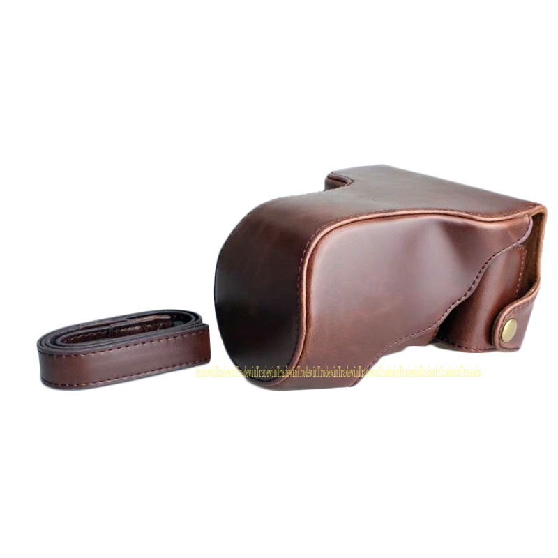 Pu Leather Camera Bag Pouch For FujiFilm XA3 XA3 With 1650mm Lens