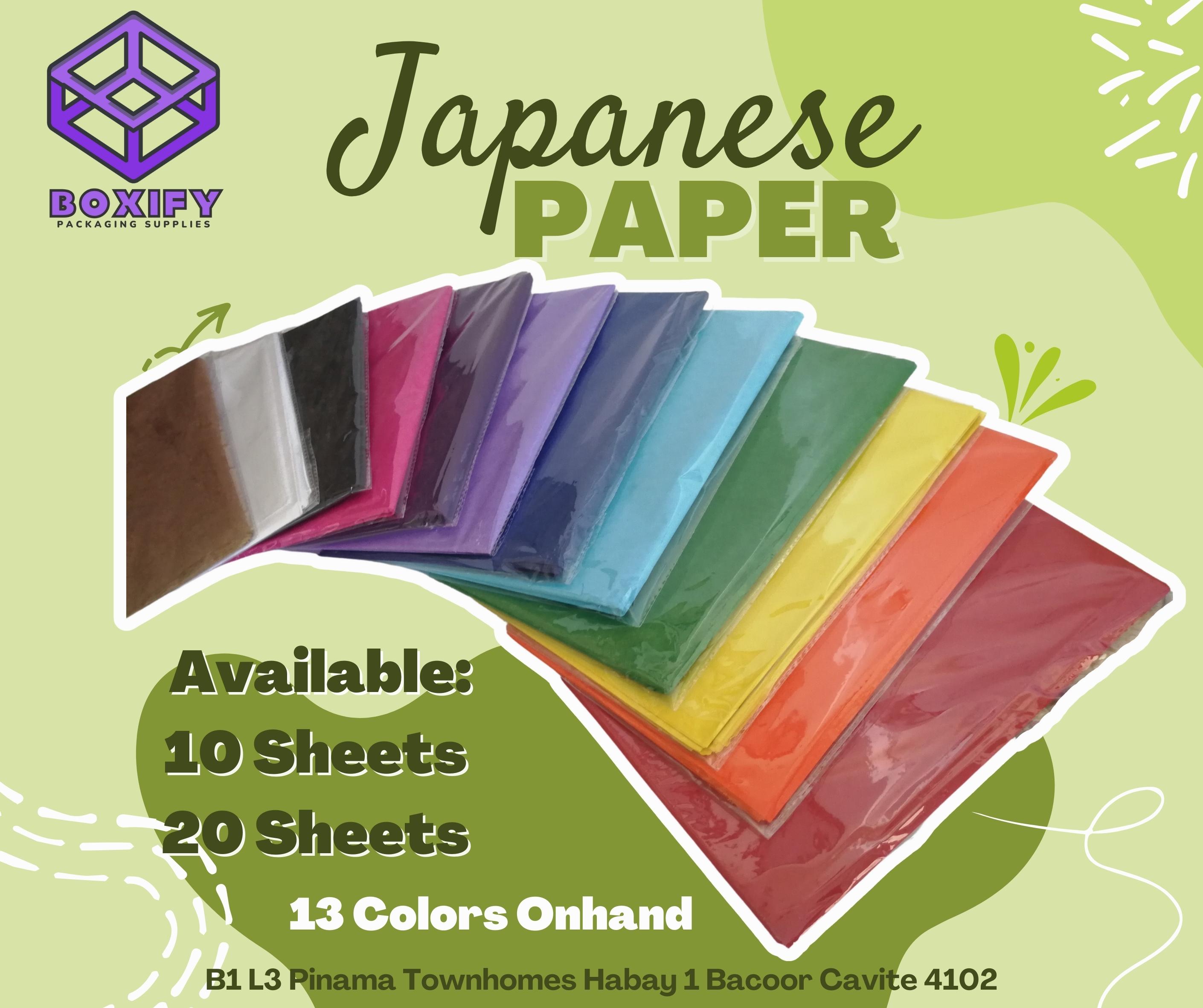 JAPANESE PAPER PAPEL D HAPON JAPANESE TISSUE PAPER (10 and 20