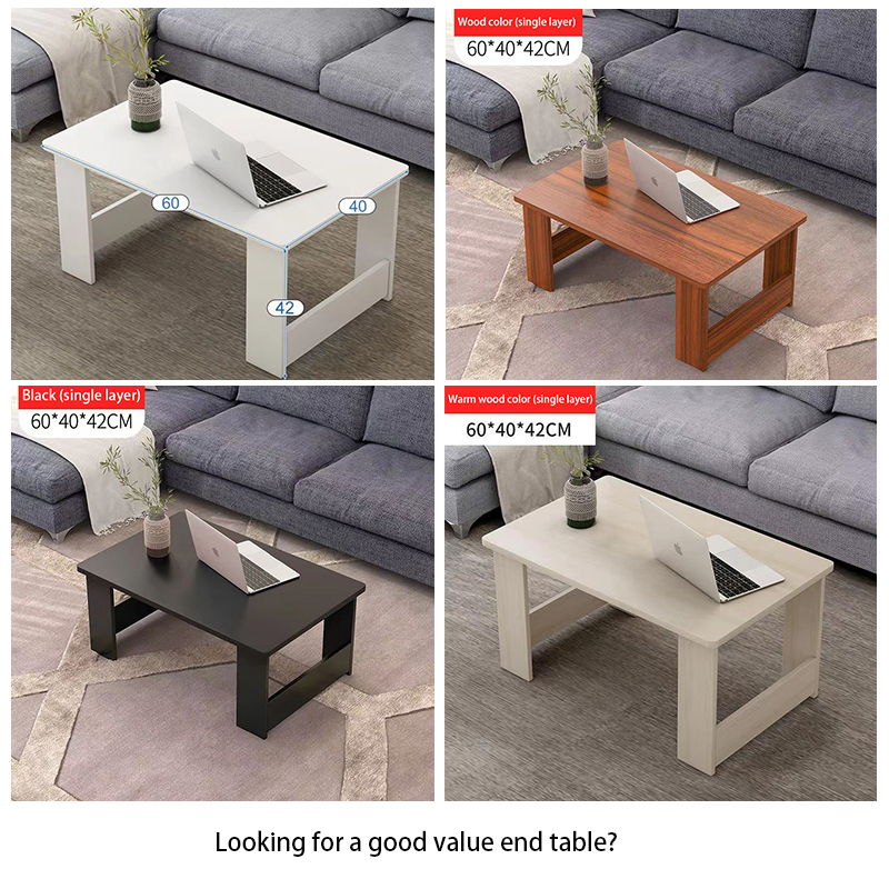 Minimalist Furniture Tea Coffee Center Table Storage Shelf 60cmx40cm 100cmx50cm 120cmx60cm ...