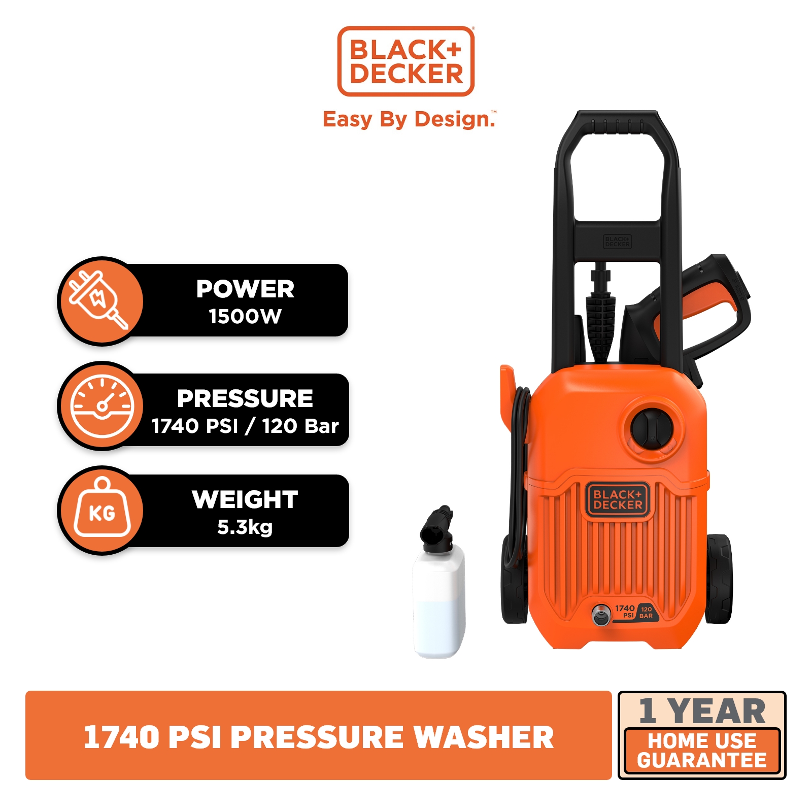 BLACK+DECKER™ High Pressure Washer BEPW Series