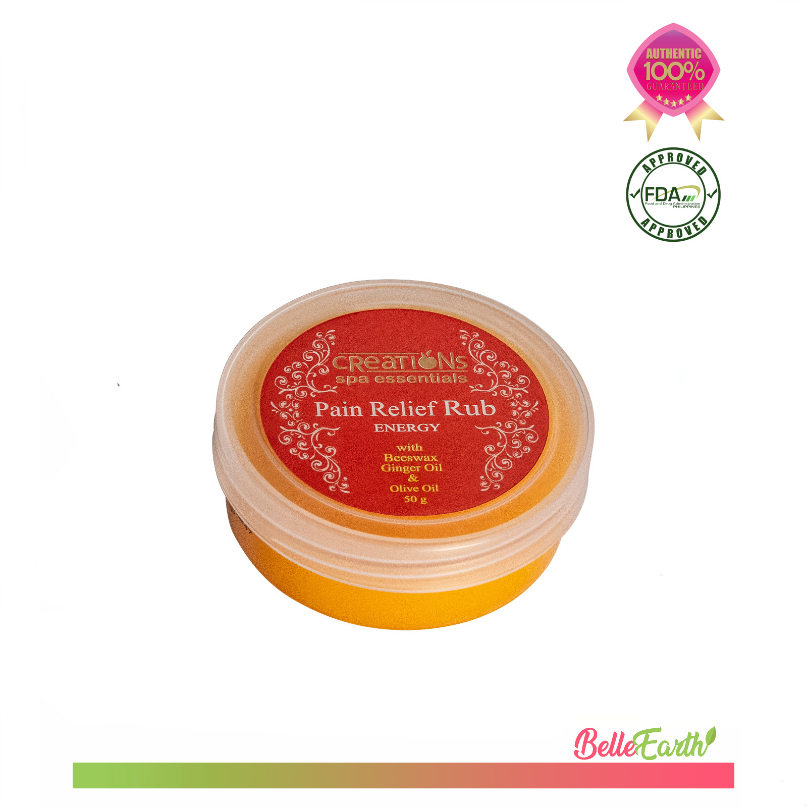 Creations Spa Essentials Pain Relief Rub 50g (Energy) Lazada PH