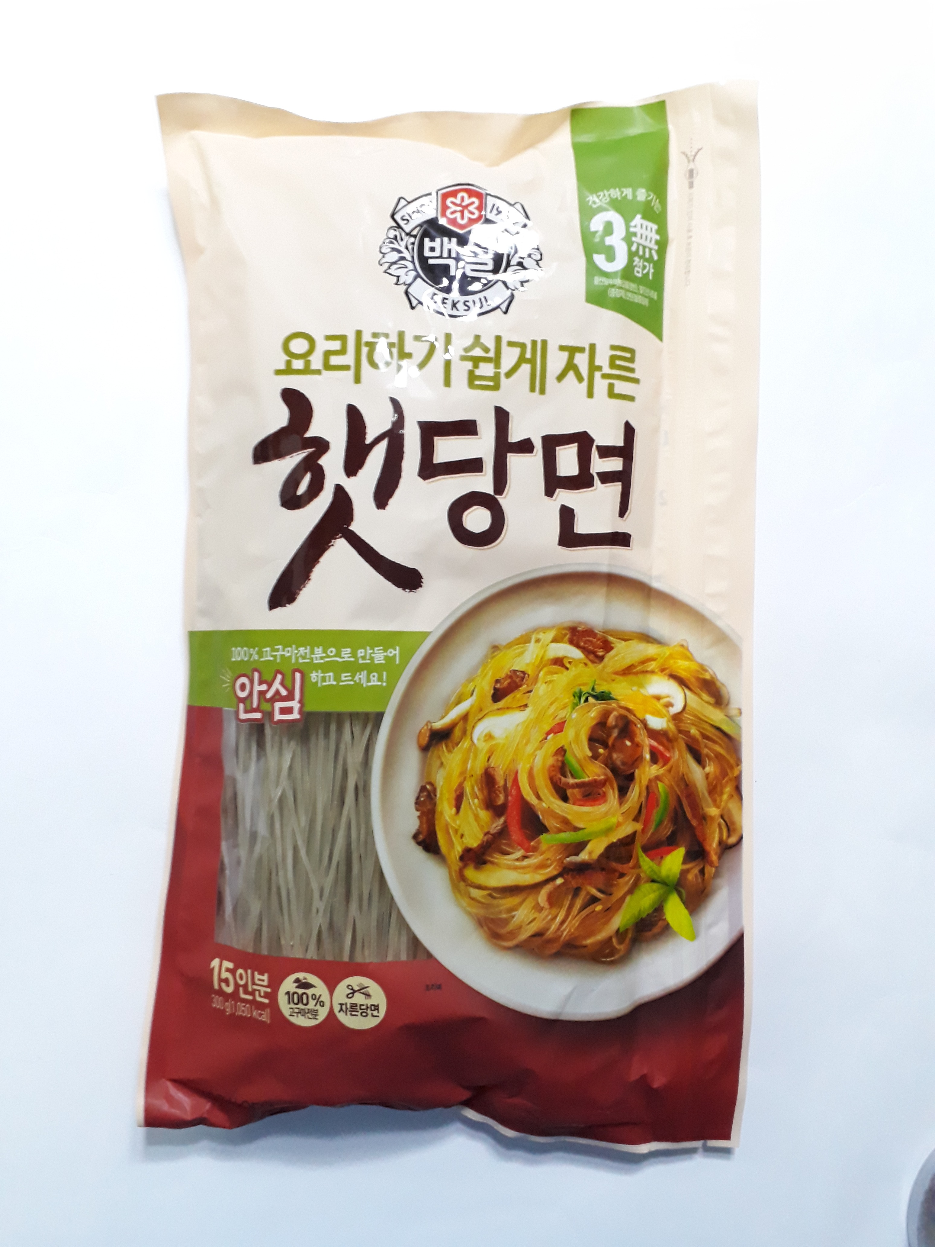 Beksul Japchae Korean Sweet Potato Starch Noodles (Glass Noodles) 500g