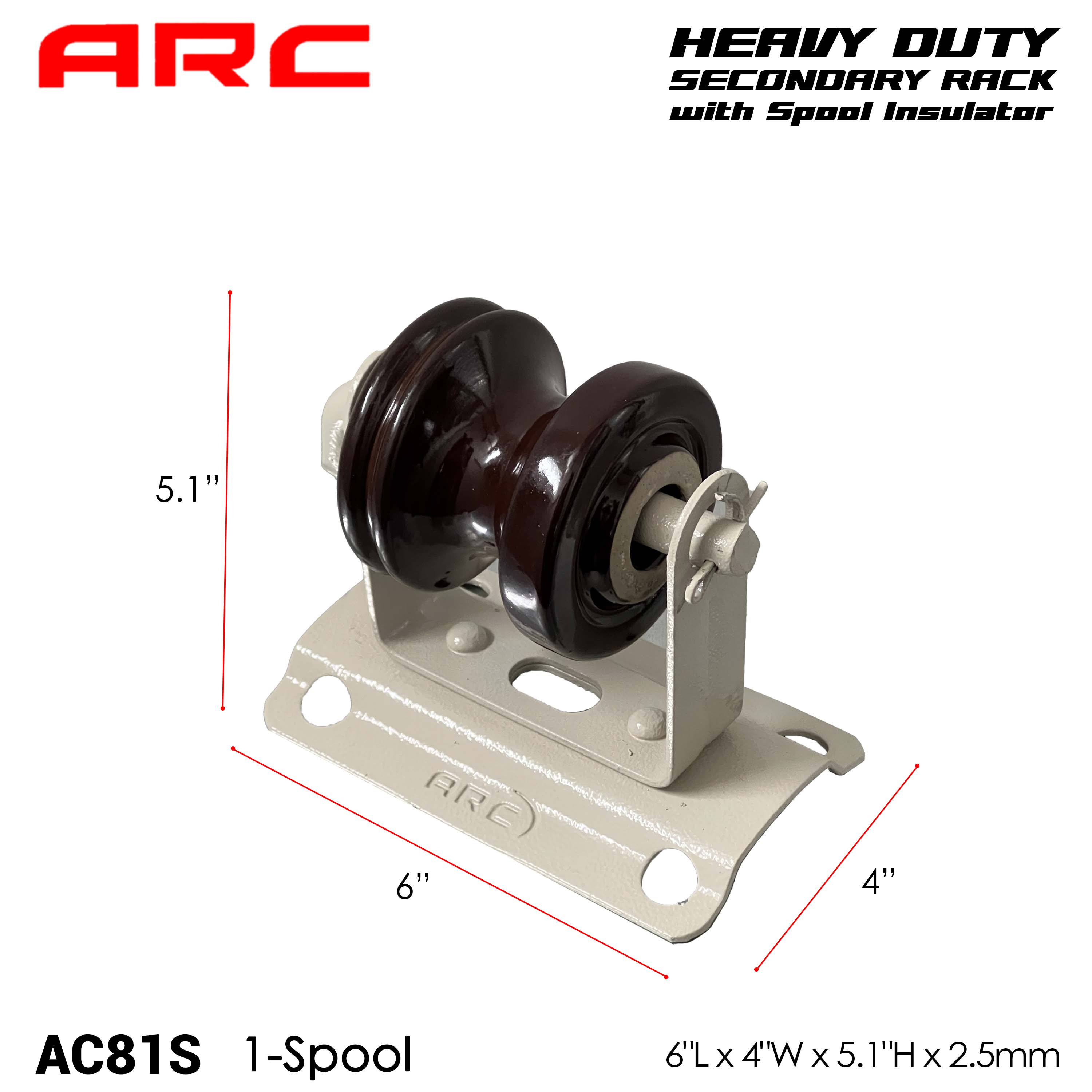 Heavy Duty Secondary Rack with Porcelain Spool Insulator 1,2,3 and 4 ...