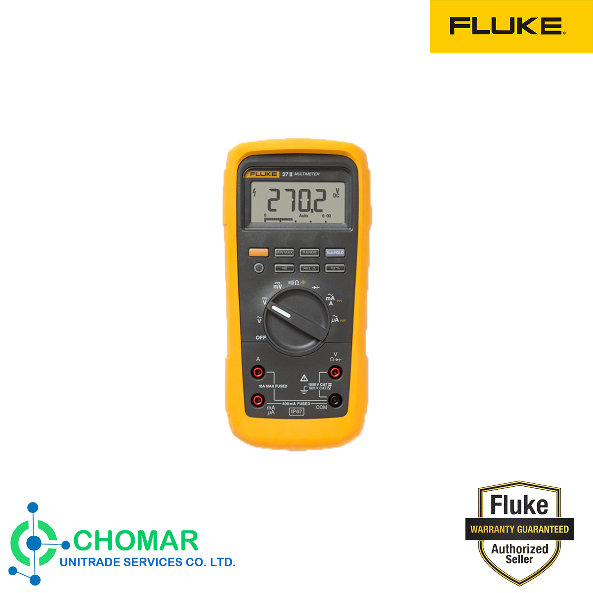 FLUKE 27 II Rugged Digital Multimeter | Lazada PH