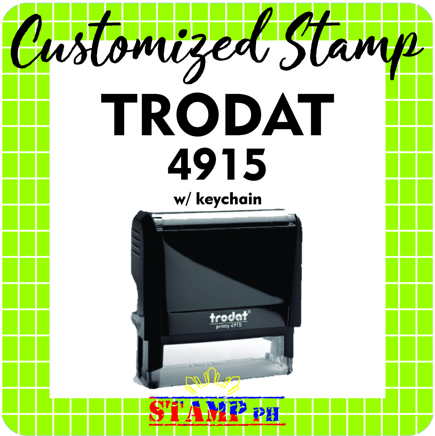 Teacher Stamp Trodat 4915 Custom Teacher Name with Check Box Self ink Stamp