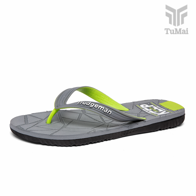 TuMai Flip flops for men Grey Size 40 44 Slippers for men A1956