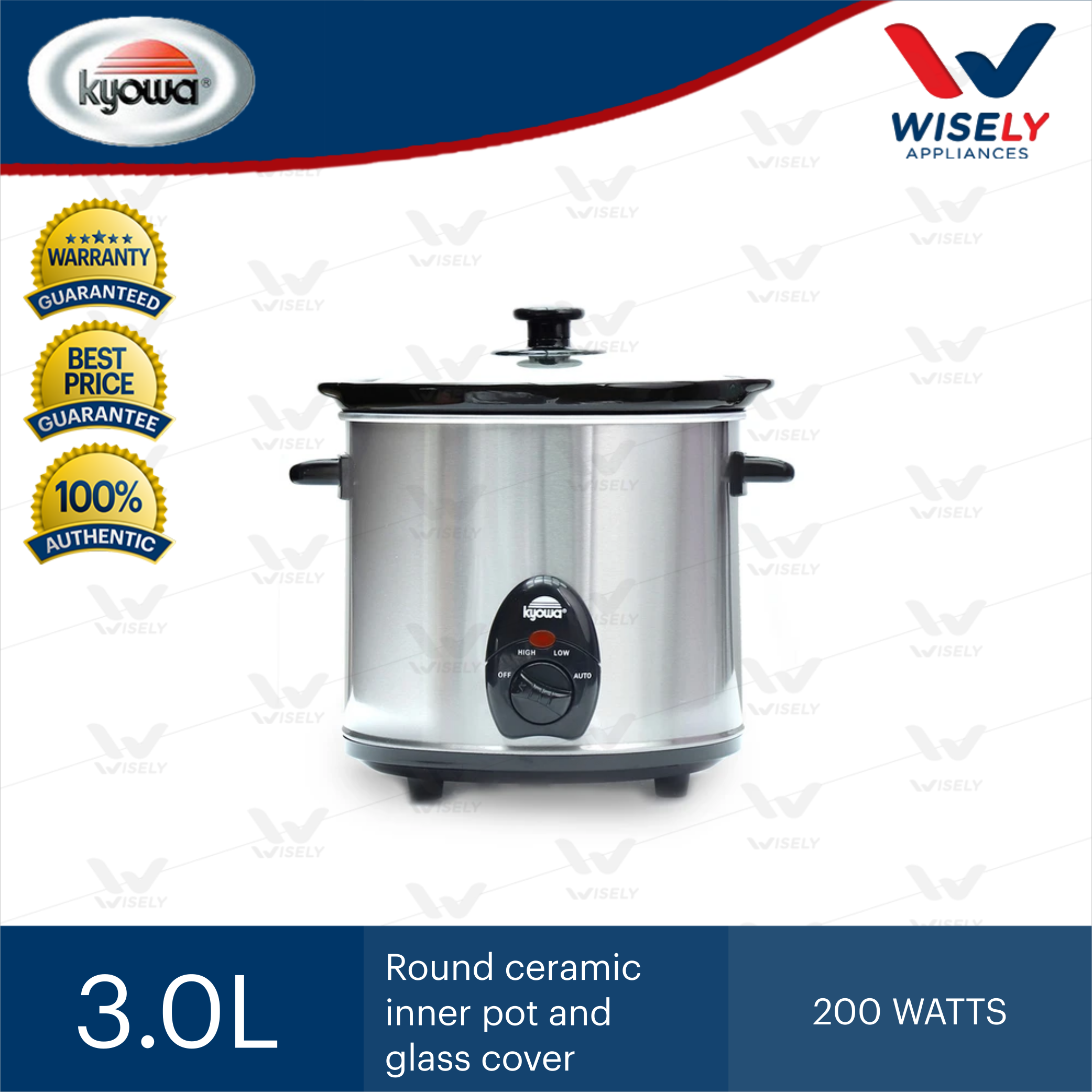 Kyowa KW2802 Slow Cooker 3.0L Lazada PH