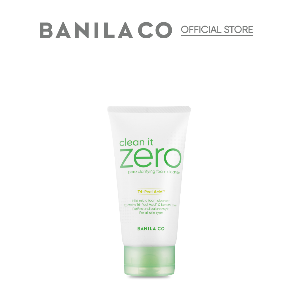 clean it zero pore clarifying foam cleanser