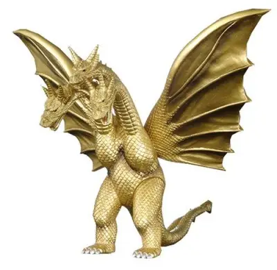 Godzilla King of the Monsters Ghidorah 7 inches Three-headed Dragon Toy Figure For Kids