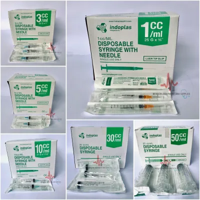 Hot sale Indoplas Disposable Syringe -1cc 3cc 5cc 10cc 30cc 50cc